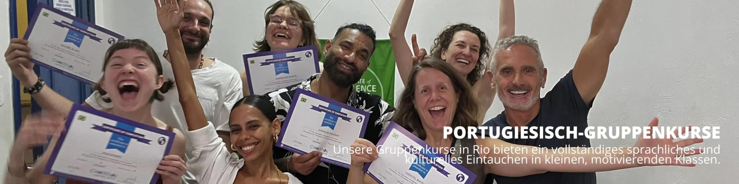 Portugiesisch-Gruppenkurse in Brasilien
