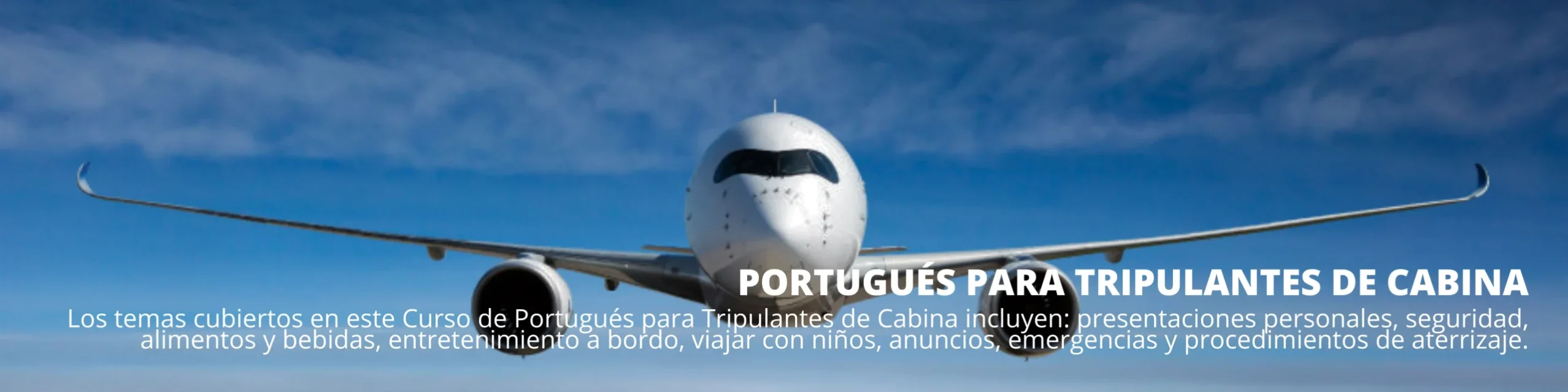 Portugués para Tripulantes de Cabina