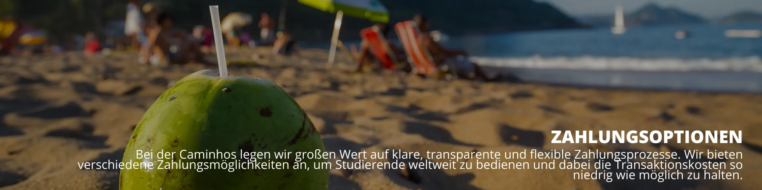 Zahlungsoptionen bei Caminhos